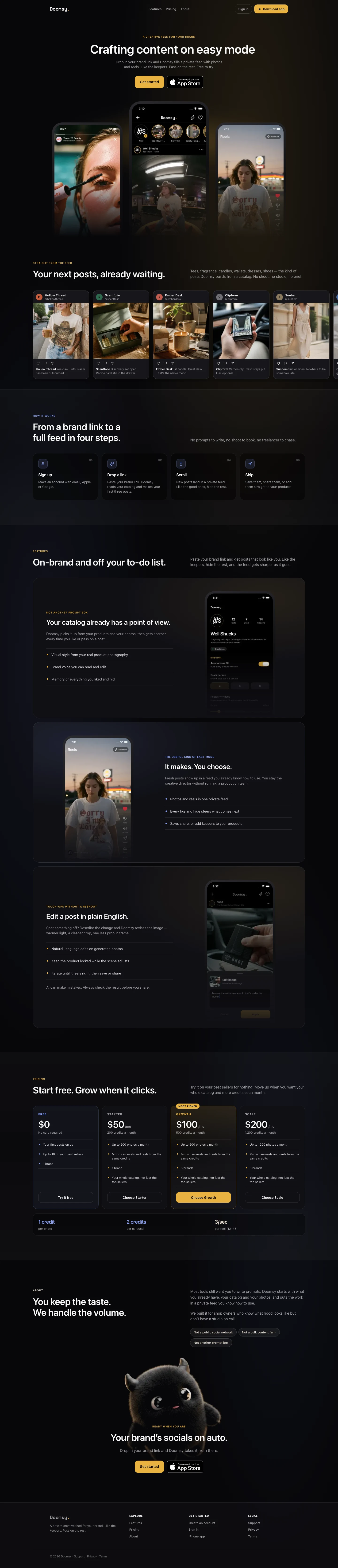 Doomsy product screenshot