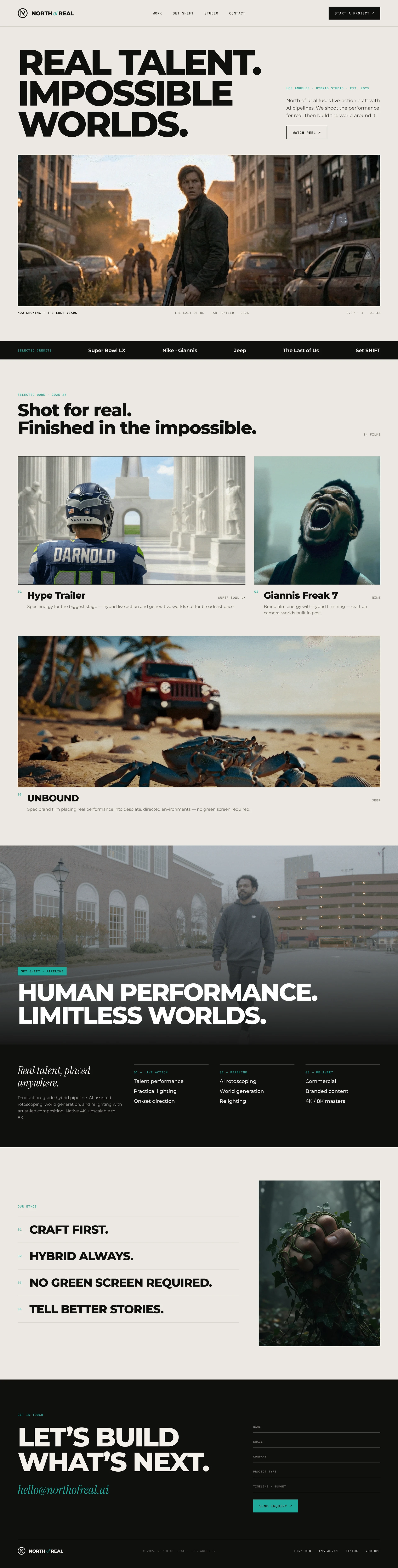 North of Real product screenshot