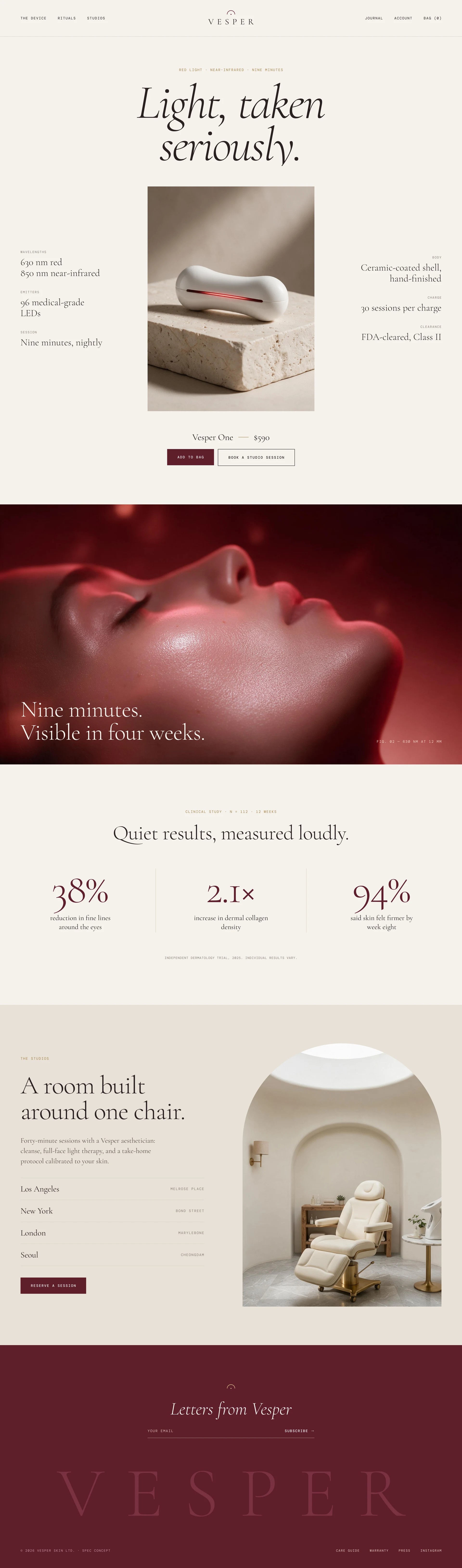 Vesper product screenshot